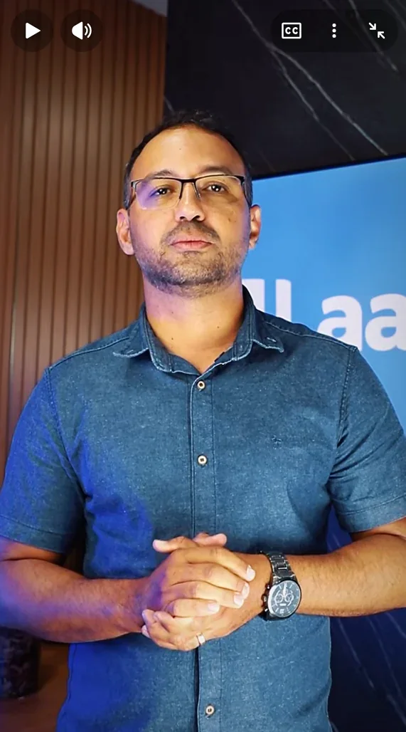 Moisés Santana, franqueado da unidade Aracaju/SE.